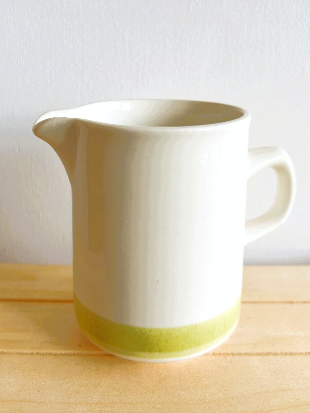 Franciscan Vintage Creamer With Green Band
